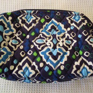 Vera Bradley Medium Cosmetic - Ink Blue